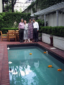 Mark, Neal, Andy, Daniel at Mikveh