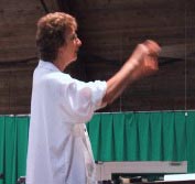 Jane conducting
