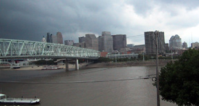 Cincinnati skyline from Kentucky