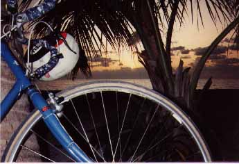 Bike at sunrise