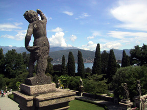 Statue in garden