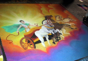 Chalk chariot