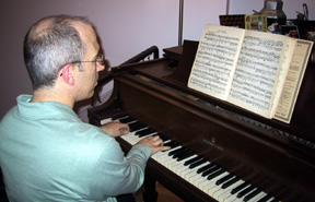 Neal at piano