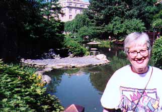 Carol in garden