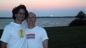 Andy & Neal at sunset