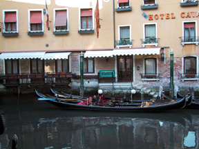 Gondola in canal