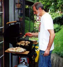 Michael at the grille